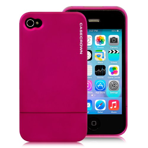 CaseCrown Lux Glider Case for Apple iPhone 4 / 4S- 1 Pack - Retail Packaging - (Purple Amethyst)