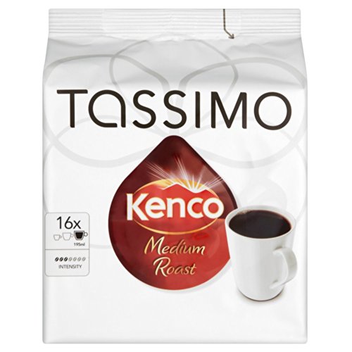 TASSIMO Kenco Medium Roast Coffee 16 T DISCs (Pack of 5, Total 80 T DISCs/pods)