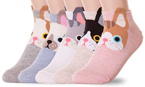 Kitty Cat Socks (5 Pairs)