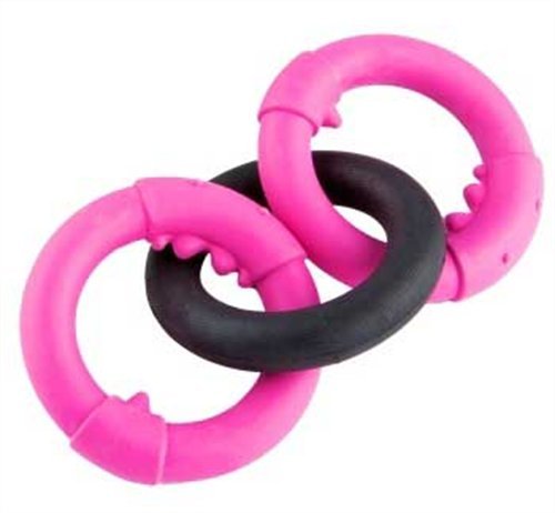 JW Pet Company Big Mouth Rings ST Dog Toy, Small, Colors Vary