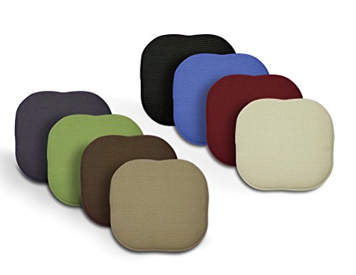 Multiple Colors - One Memory Foam Chair Pads- 16x16