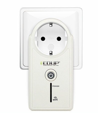 EDUP EP-3703 softwar Smart Wifi socket US-Plug Wireless WIfi Remote Switch Wifi Remote Control Power Socket Wifi Smart Socket,Control Your Electronics From Anywhere with the Home Automation App for Smartphones and Tablets, Wi-Fi Enabled-White