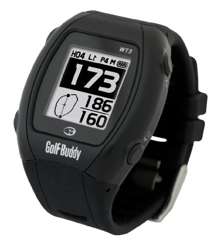 GolfBuddy GB-WT3 Golf GPS/Rangefinder Watch Black