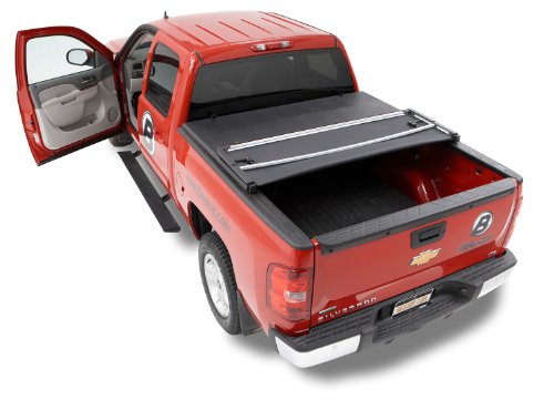 Bestop 16212-01 EZ Fold Truck Tonneau Cover for Chevy Silverado/GMC Crew Cab, 5.8' Bed, w/o bed management system 2007-2013
