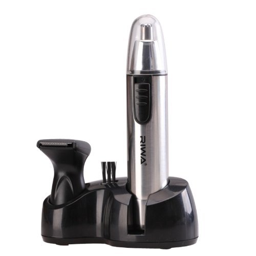 Riwa RA-528A Electric Nose and Ear Hair Trimmer for Man, Strongest, Smoothest Motor Available, Precision Sharpened Stainless Steel Cutting Blades