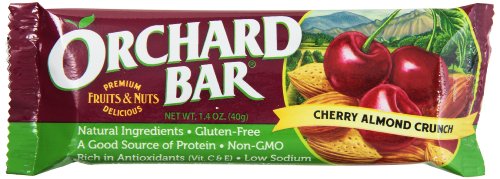 Orchard Bars Crunch Fruit and Nut Bar, Cherry Almond, 1.4 Ounce (Pack of 12)