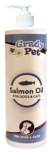 The Best Natural Fish Oil for Dogs and Cats: Pure, Wild Salmon Oil ? Rich in Omega 3 ? Formula for Dry Skin and Coat Treatment ? Allergy and Itch Relief