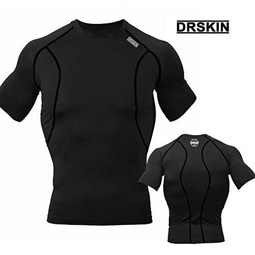 [DRSKIN] SABB22 Compression Tight Short Sleeve Shirt Base layer men women