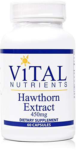 Vital Nutrients Hawthorne Leaf-Flower Supplement, 450 mg, 60 Count