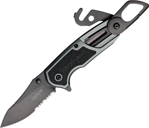 Kershaw 8100GRYST Funxion EMT Serrated Knife with SpeedSafe