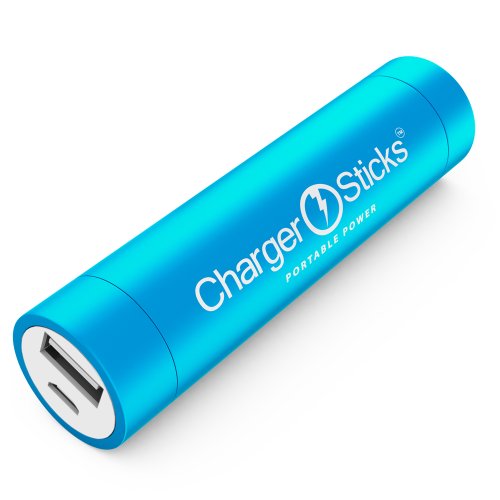 Cell Phone Portable Charger By ChargerSticks (Blue Portable Charger)