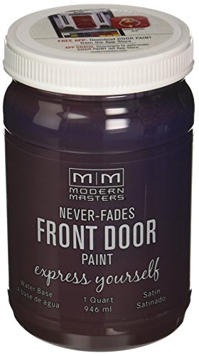 Modern Masters 275269 Satin Front Door Paint, 1 quart, Spontaneous