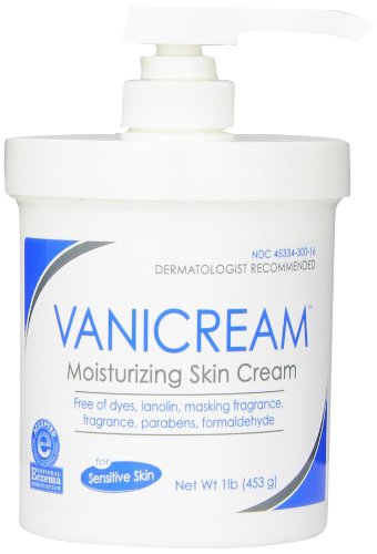 Vanicream Moisturizing Skin Cream with Pump Dispenser, 1 Pound