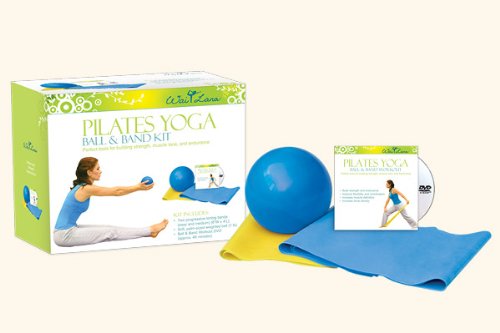 Pilates Yoga Ball and Band Kit