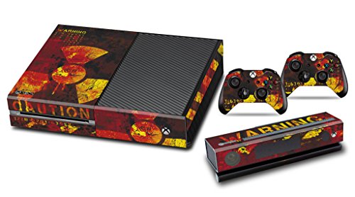 Designer Skin Sticker for the Xbox One Console With Two Wireless Controller Decals- Meltdown