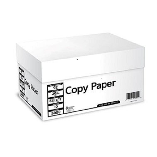 Everyday Copy Paper, 20lb, 92 Bright, 8-1/2 x 11 - Case