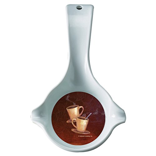 RANGE KLEEN 3-In-1 Spoon Rest-Ladle-Measuring Cup - Coffee
