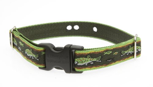 LupinePet 1-Inch Brook Trout 19-31-Inch Containment Collar Strap for Large Dogs