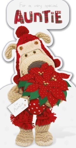 Boofle Auntie Christmas Card