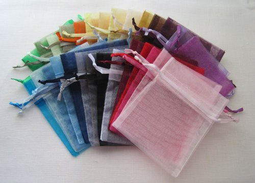 MyCraftSupplies Premium Organza Bags 3x4 Inch 30-Pack for Favors, Gifts, Jewelry
