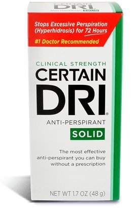 Certain Dri Antiperspirant Solid for Excessive Perspiration-1.7 oz (Pack of 3)