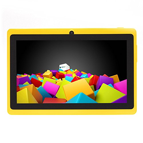 IRULU eXpro Mini 7 Inch Android 4.4 KitKat Tablet Quad Core 16GB - Yellow