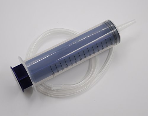 Karlling 150ML Large Big Plastic Hydroponics Nutrient Measuring Syringe