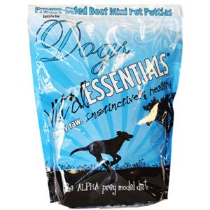Vital Essentials Freeze-Dried Mini Patties Beef Entrée For Dogs - 1 lb.
