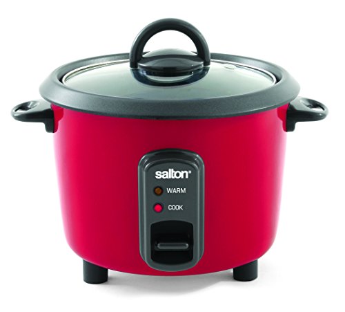 Salton RC1211 8-Cup Automatic Rice Cooker, Red
