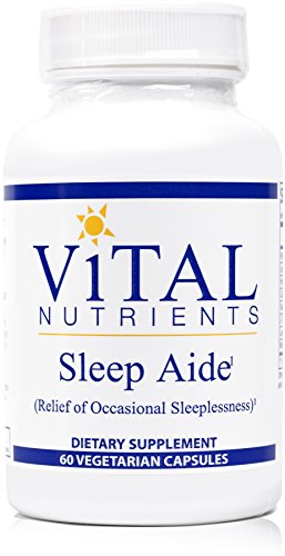Vital Nutrients - Sleep Aide - For Relief of Occasional Sleeplessness - 60 Capsules
