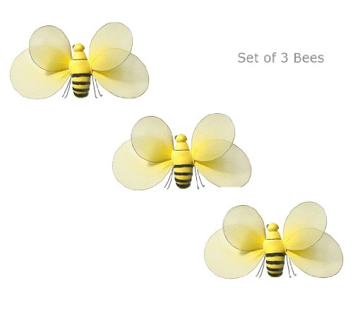 3pcs Set Bumble Bee for Butterfly Garden Decorations Baby Nursery Décor