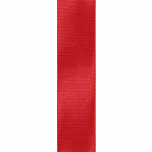 Offray Grosgrain Craft Ribbon, 7/8-Inch x 18-Feet, Red