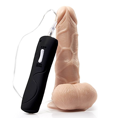 SheQu Cock Realistic Dildo with Balls Dong can remote control that has Suction Cup - Body Safe Penis Shaped Adult Sex Toy for females males gays lesbian