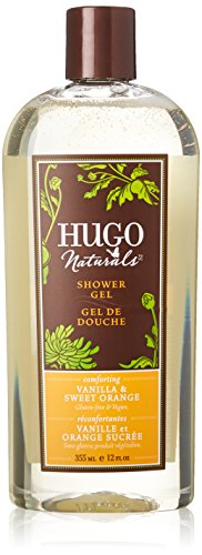 Hugo Naturals Shower Gel, Vanilla and Sweet Orange, 12-Ounce