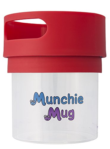 Munchie Mug Snack Cup 12 Oz Red