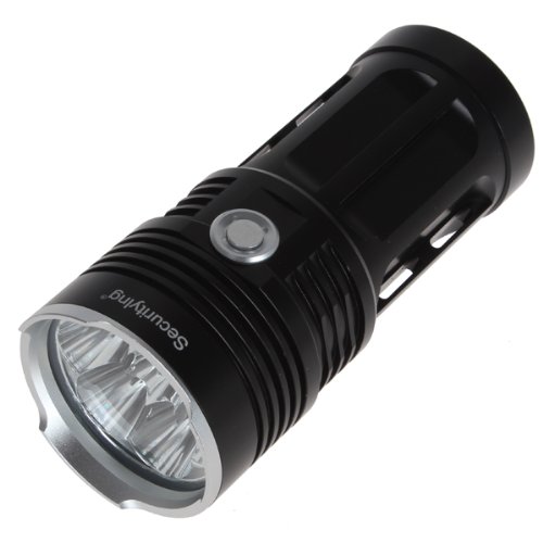SecurityIng 4900LM 7x XM-L2 U2-1A LED Super Bright & Waterproof Stocky Flashlight