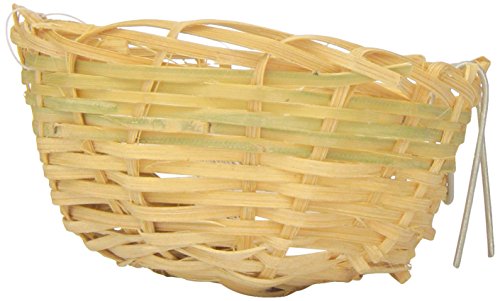 Prevue Hendryx Prevue Pet Products BPV1153 Bamboo Canary Bird Twig Nest, 3-Inch