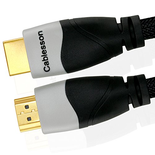 Cablesson Ikuna Advanced High Speed 20 feet HDMI Cable with Ethernet, Pro Gold/ Black (1.4a Version, 3D)