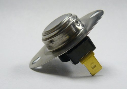 Thermostat Switch - Circuit On At 200°F and Off At 185°F - Large Flange