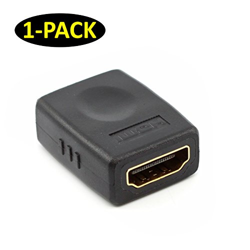 BuyCheapCables® Gold-Plated High Speed HDMI Female to HDMI Female Adapter Coupler Connector - 3D & 4K Resolution-Ready