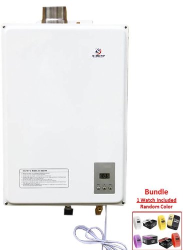 Eccotemp 40HI-LP Whole House Tankless Gas Water Heater Indoor (Liquid Propane) 135,000 BTU. 110V. 6.3 GPM. & BREO Skin Watch