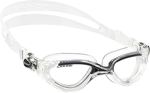 Cressi Flash, Italian made ultra clear premium swim goggles