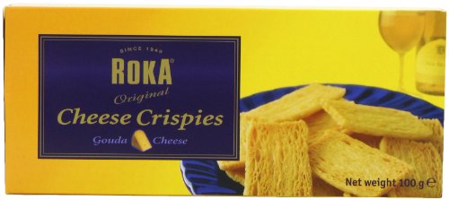 Roka Gouda Cheese Crispies 100 g (Pack of 8)