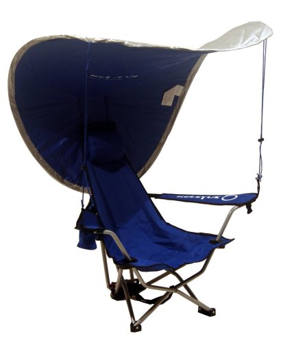 Kelsyus Recline Backpack Beach Chair with UV Canopy