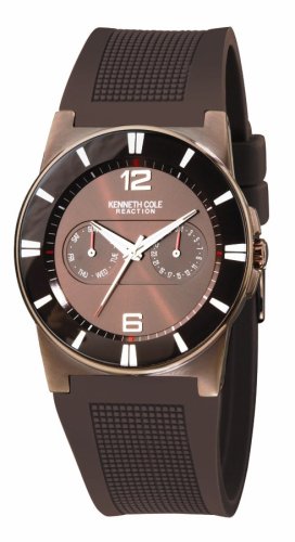 Kenneth Cole KC1423 Mens brown silicon strap watch