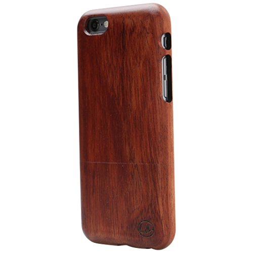 Ultratec Protective Phone Case for iPhone 6 and 6s, Natural Wood Case, Rosewood