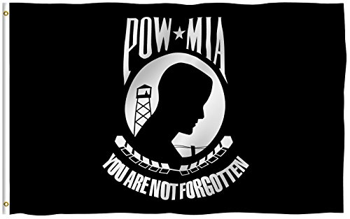 Military Memorial POW MIA You are not forgotten. Flag-3' x 5'