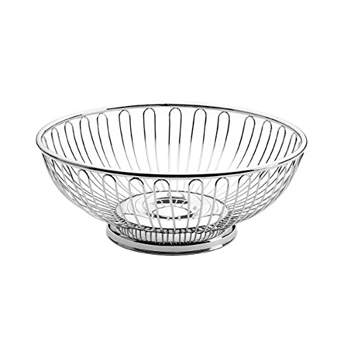 Towle Living Round Wire Basket, Silver