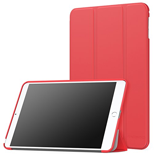 iPad Mini 4 Case, Moko Ultra Slim Lightweight Smart-shell Stand Cover Case With Auto Wake / Sleep for Apple iPad Mini 4 (2015 edition) 7.9 inch iOS Tablet, RED