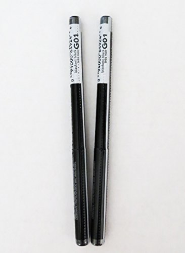 Avon Glimmersticks Eye Liner G01 Blackest Black 0.01 Oz Lot of 2